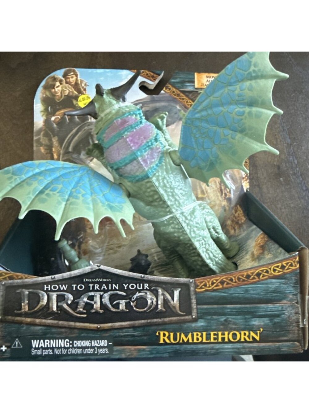 RumbleHorn How To Train Your Dragon Terrible Terrors Toy NEW